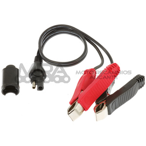 CONECTOR CARGADOR OPTIMATE CON PINZAS O04