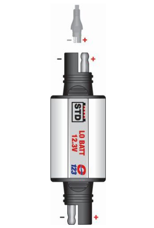AVISADOR LED ESTADO CARGA BATERIAS STANDARD O123
