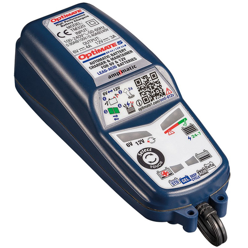 CARGADOR BATERIAS OPTIMATE 5 6V/12V TM-320