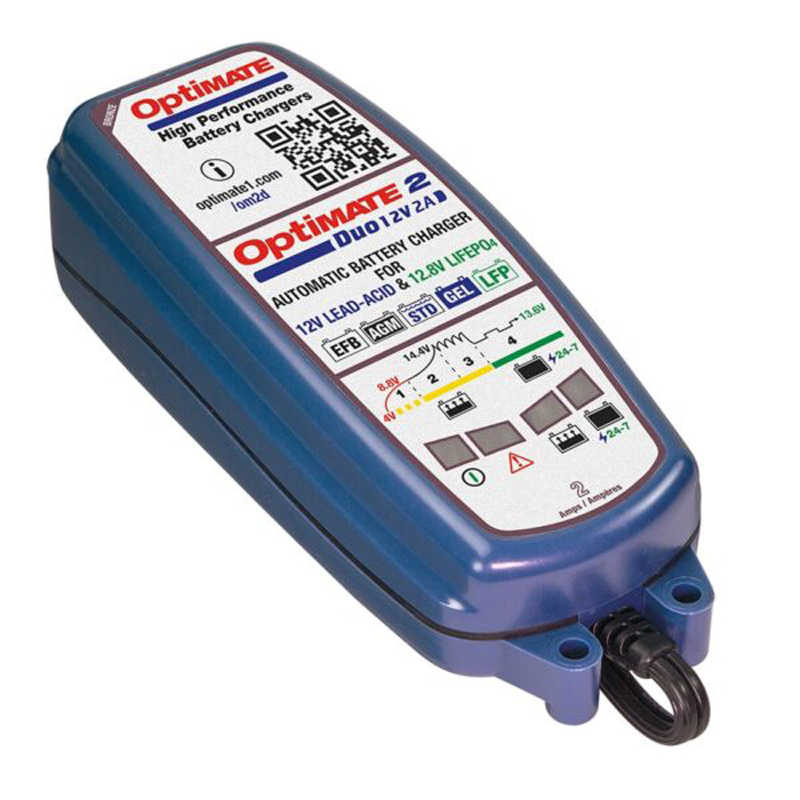 CARGADOR BATERIAS OPTIMATE 2 DUO TM-550