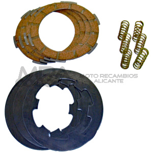 DISCOS EMBRAGUE VESPA FL   KIT 4 UNIDADES