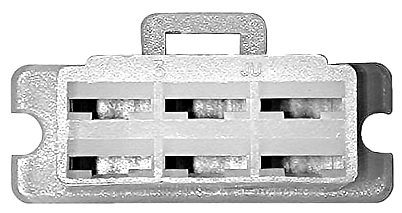 CONECTOR RECTANGULAR MACHO CON RANURA