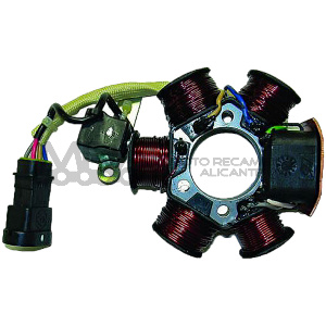 STATOR 6 POLOS PIAGGIO 50 2T CATAL. DERBI (02/)