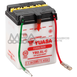 BATERIA YUASA YB2.5L-C