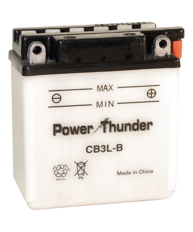 BATERIA POWER THUNDER CB3L-B CON ACIDO