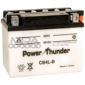BATERIA POWER THUNDER CB4L-B CON ACIDO