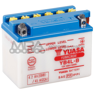 BATERIA YUASA YB4L-B COMBIPACK