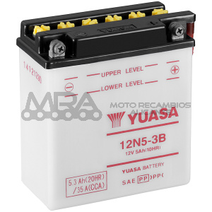 BATERIA YUASA 12N5-3B COMBIPACK