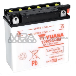 BATERIA YUASA 12N5.5-4B