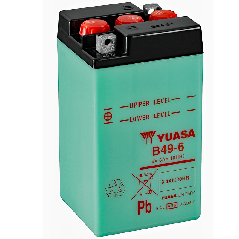 BATERIA YUASA B49-6 COMBIPACK