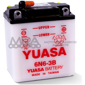 BATERIA YUASA 6N6-3B