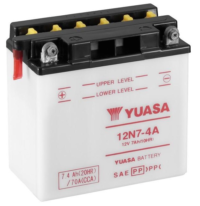 BATERIA YUASA 12N7-4A COMBIPACK