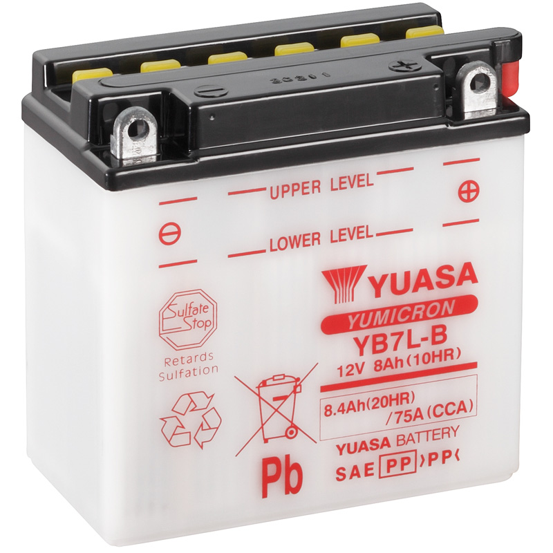 BATERIA YUASA YB7L-B COMBIPACK