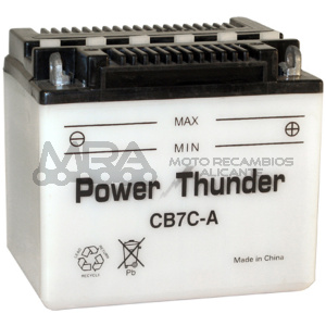 BATERIA POWER THUNDER CB7C-A CON ACIDO