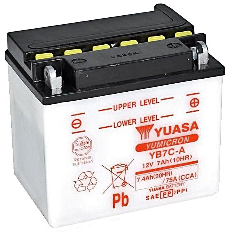 BATERIA YUASA YB7C-A COMBIPACK