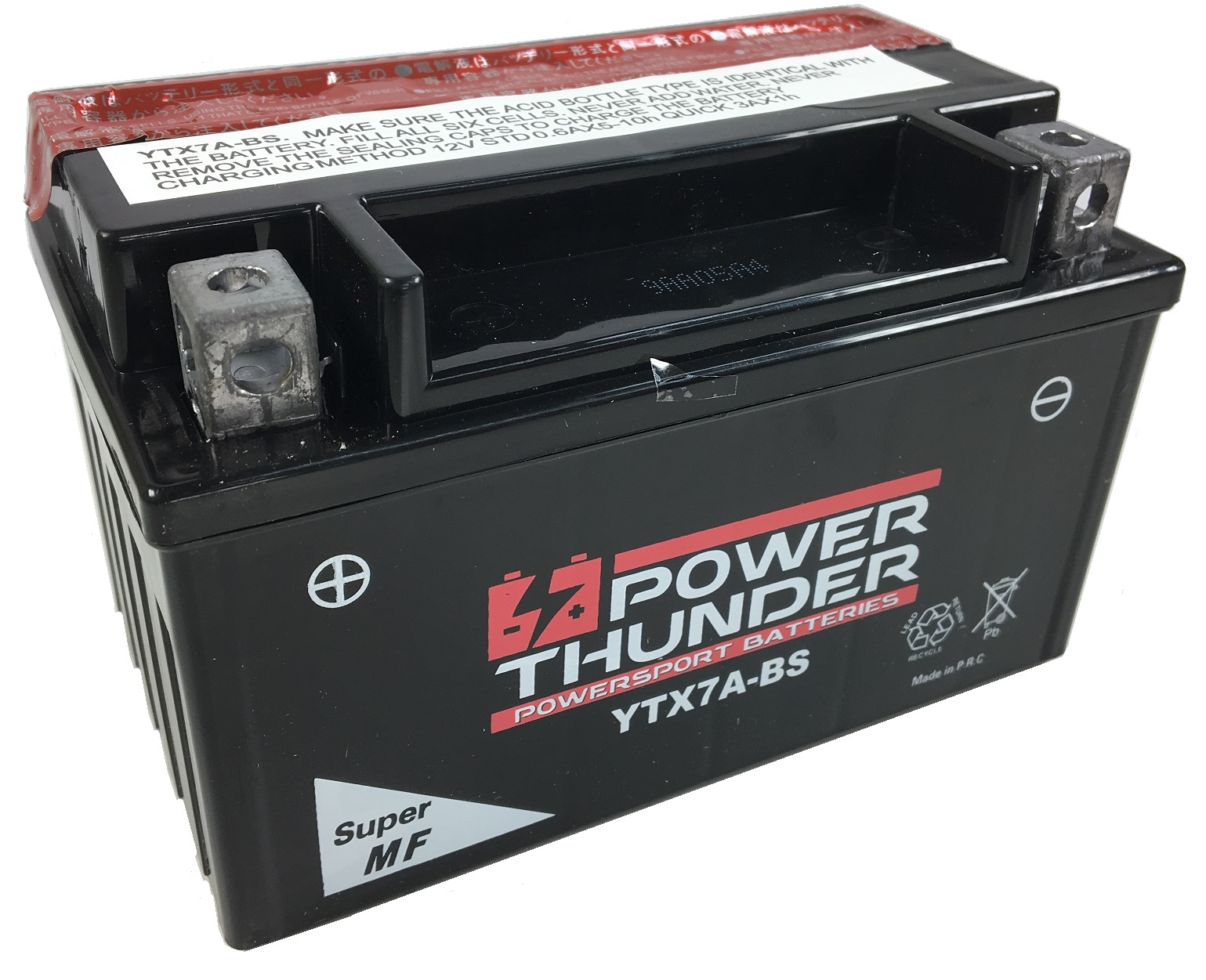 BATERIA POWER THUNDER YTX7A-BS