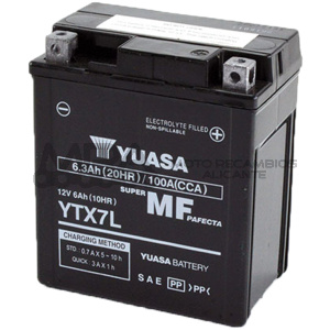BATERIA YUASA YTX7L-WC
