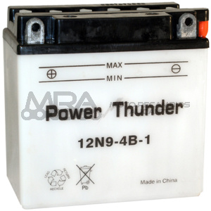 BATERIA POWER THUNDER 12N9-4B-1 CON ACIDO