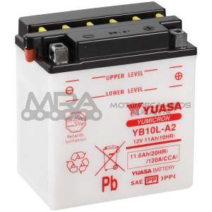 BATERIA YUASA YB10L-A2 COMBIPACK