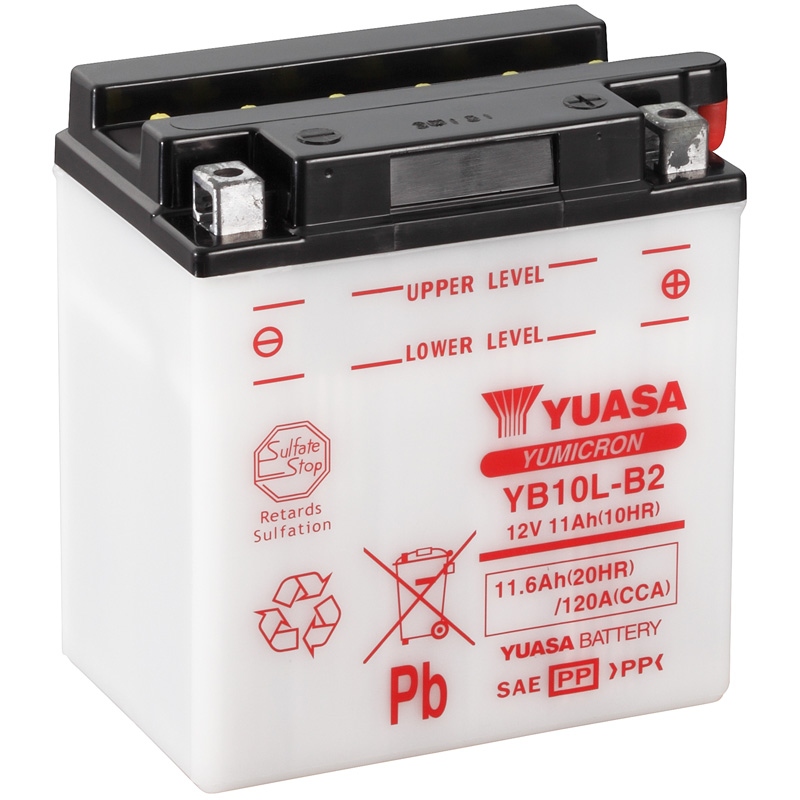 BATERIA YUASA YB10L-B2 COMBIPACK