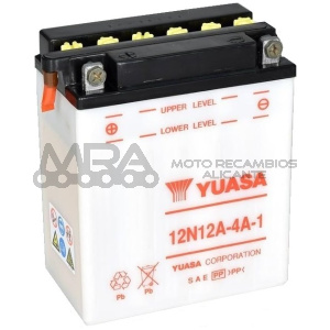 BATERIA YUASA 12N12A4-A1 COMBIPACK