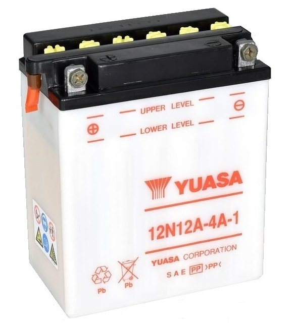 BATERIA YUASA 12N12A4-A1 COMBIPACK