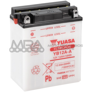 BATERIA YUASA YB12A-A COMBIPACK
