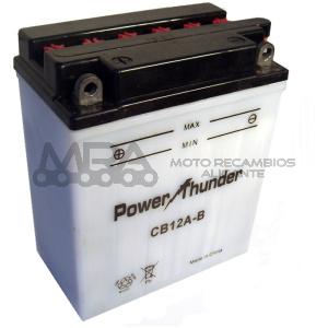 BATERIA POWER THUNDER CB12A-B CON ACIDO