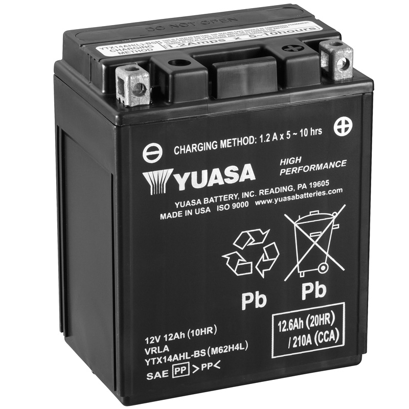 BATERIA YUASA YTX14AHL-BS