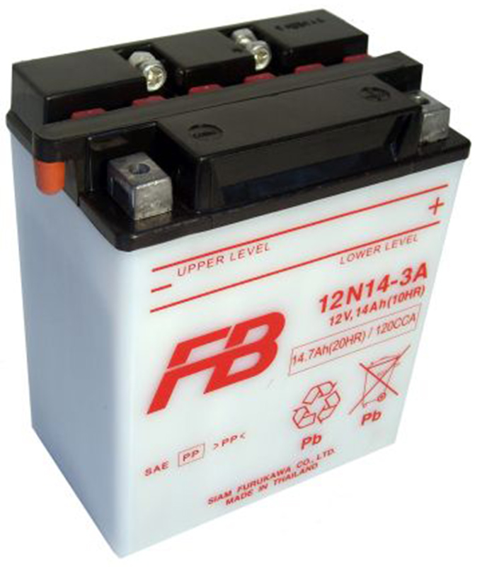 BATERIA FURUKAWA 12N14-3A CON ACIDO