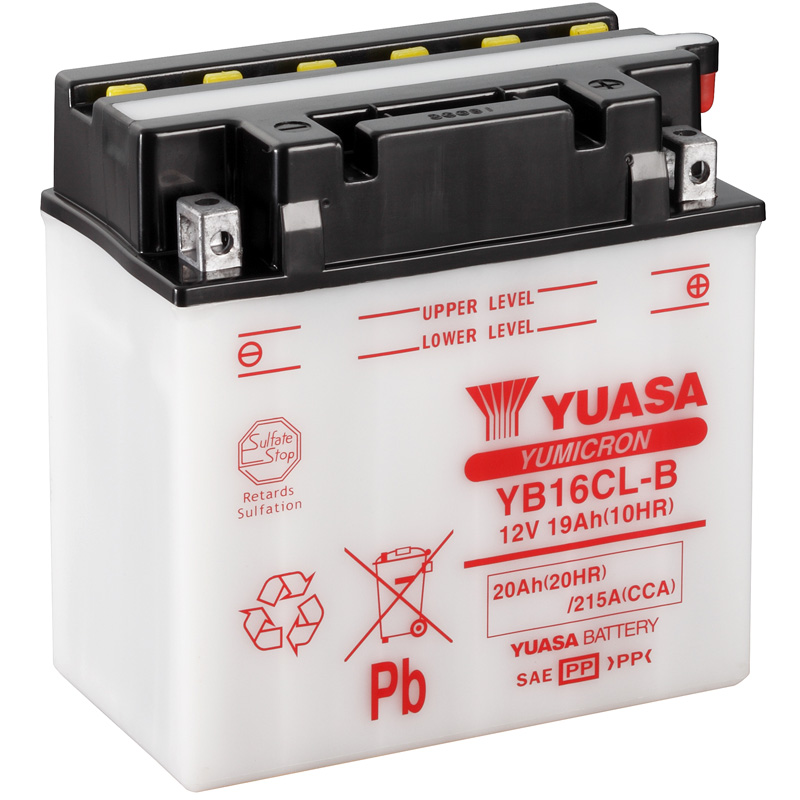 BATERIA YUASA YB16CL-B COMBIPACK