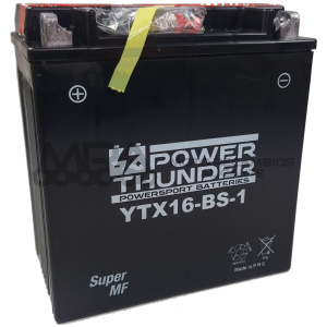 BATERIA POWER THUNDER YTX16-BS-1