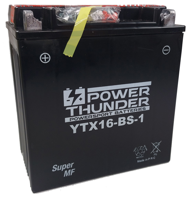 BATERIA POWER THUNDER YTX16-BS-1