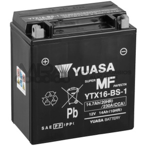 BATERIA YUASA YTX16-BS-1