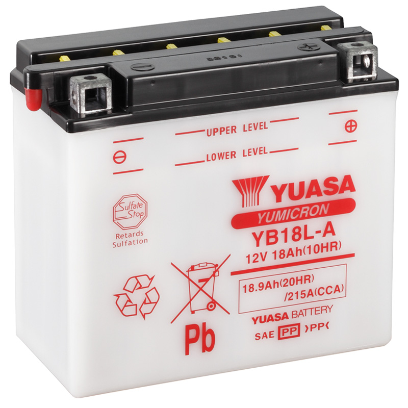 BATERIA YUASA YB18L-A COMBIPACK