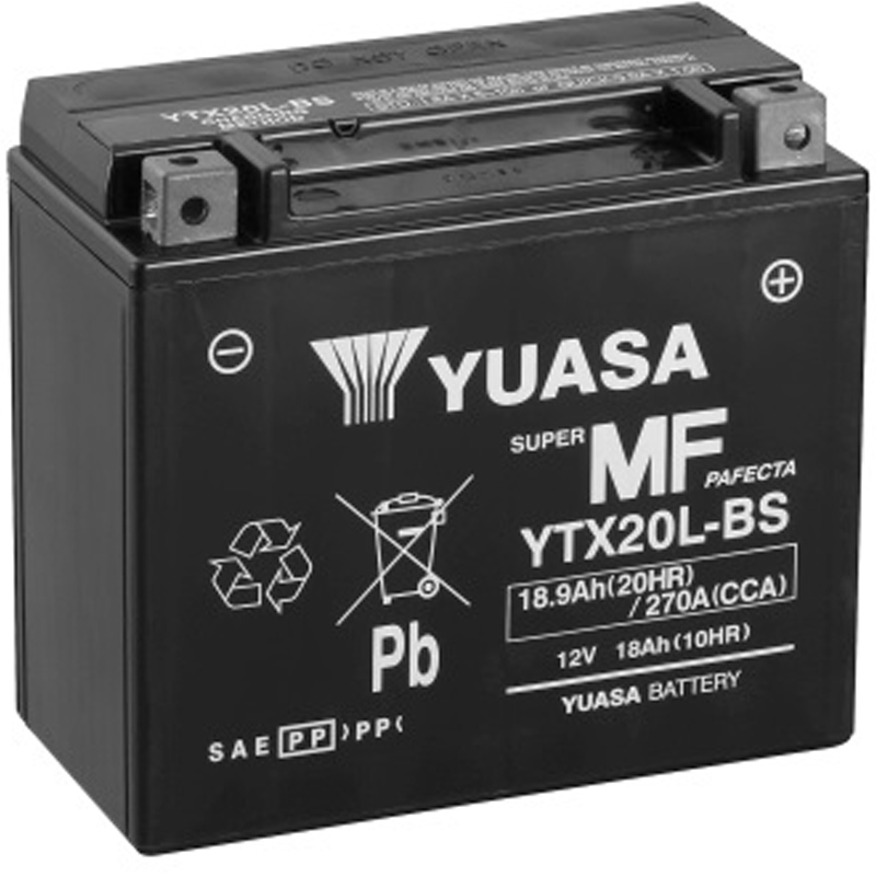 BATERIA YUASA YTX20L-BS