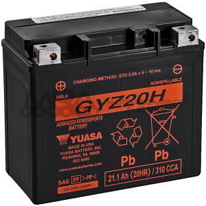 BATERIA YUASA GYZ20H