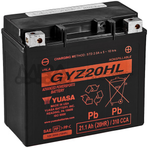 BATERIA YUASA GYZ20HL