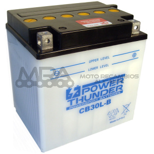 BATERIA POWER THUNDER CB30L-B CON ACIDO