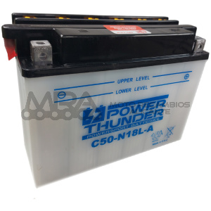 BATERIA POWER THUNDER C50-N18L-A CON ACIDO