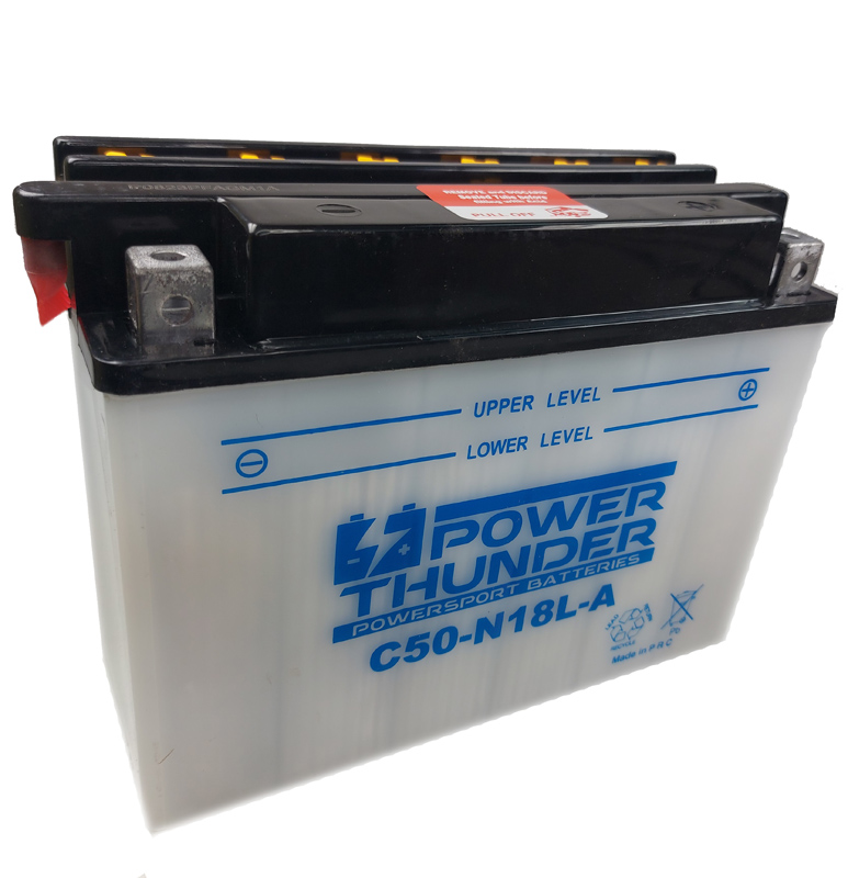 BATERIA POWER THUNDER C50-N18L-A CON ACIDO
