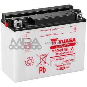 BATERIA YUASA Y50-N18L-A COMBIPACK