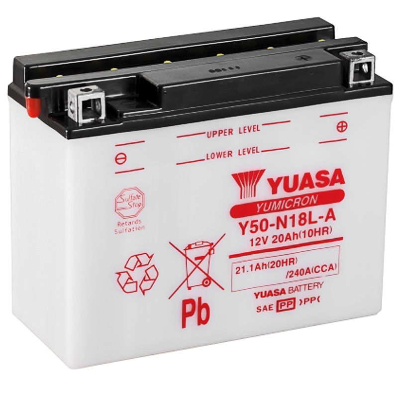 BATERIA YUASA Y50-N18L-A COMBIPACK