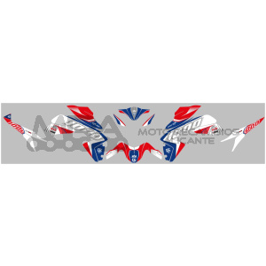 KIT DECO UP MAXIMIZE HONDA CB1000R 08->16 ROJO-AZU