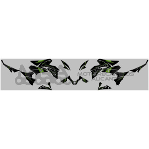 KIT DECO UP MAXIMIZE KAWASAKI Z800 13->16 NEGRO-VE