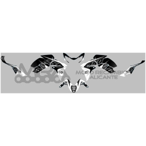 KIT DECO UP MAXIMIZE SUZUKI GSR750 08->16 NEGRO-BL