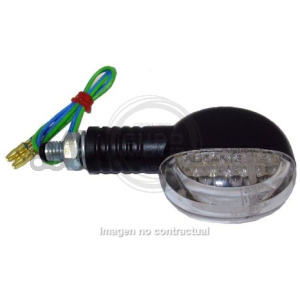 INTERMITENTE MINI BRAZO CORTO NEGRO ( LUZ LED)
