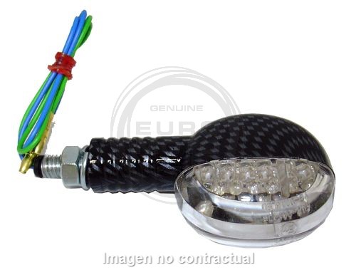 INTERMITENTE MINI BRAZO CORTO CARBONO ( LUZ LED )