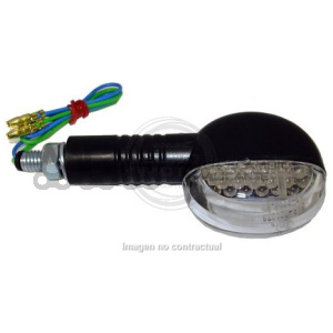 INTERMITENTE MINI BRAZO LARGO NEGRO ( LUZ LED )
