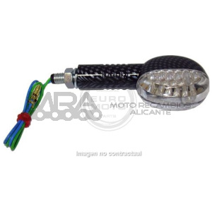 INTERMITENTE MINI BRAZO LARGO CARBONO ( LUZ LED)